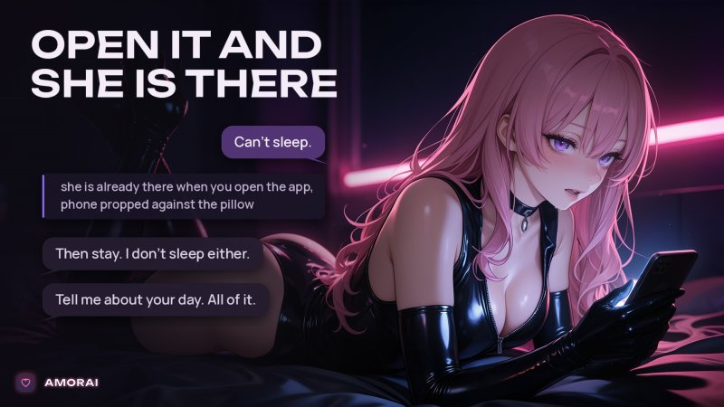 Amorai — Anime-style companion conversation screen with female character portraits and dialogue choices — Amorai game screenshot.