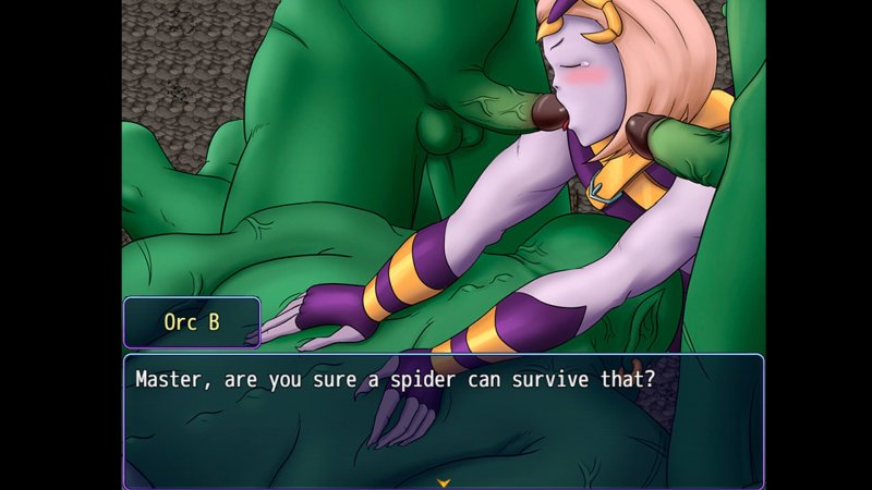 Cumming Hotel — Two adult anthropomorphic characters in an intimate illustration — Cumming Hotel game screenshot.