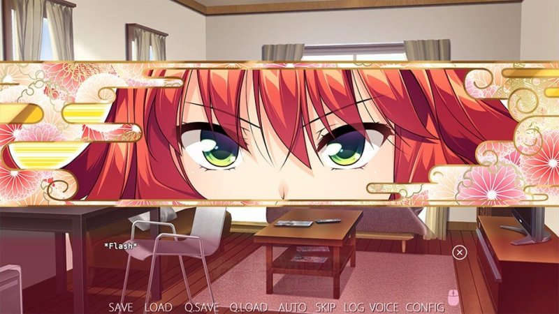 Trap Shrine — Japanese shrine setting shown through a visual novel dialogue window — Trap Shrine game screenshot.